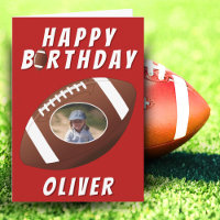 American Football Ball Birthday Boy Foto