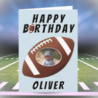 American Football Ball Birthday Boy Foto