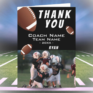 American Football Ball Black Merci Coach Photo
