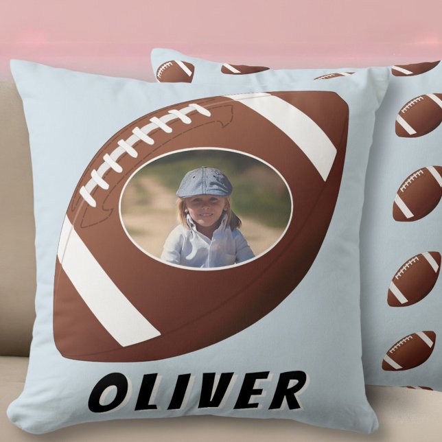 American Football Ball Boy Foto Kissen (Von Creator hochgeladen)
