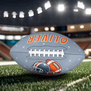 American Football Ball Helmet Cartoon Name