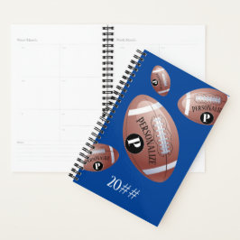 American Football Baller Monogram Custom Multi Planer