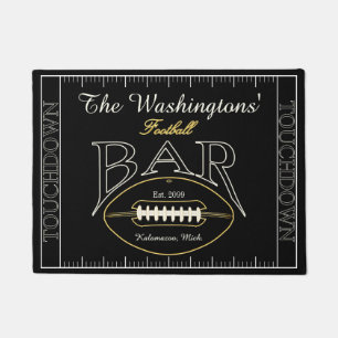 American Football Bar Eintritt Tür Mats Türmatten Fußmatte