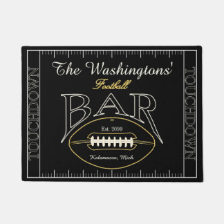 American Football Bar Eintritt Tür Mats Türmatten  Fußmatte