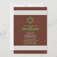 American Football Bar Mitzvah Einladung