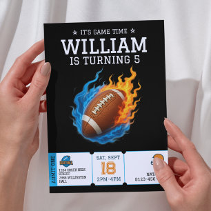 American Football Birthday Athlete Birthday Einladung
