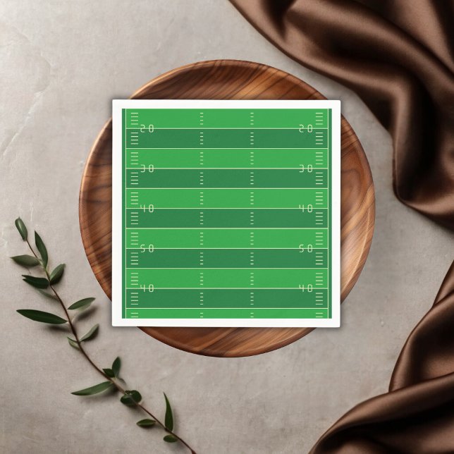 American Football Brown & Green Color Baby Dusche Serviette (Von Creator hochgeladen)