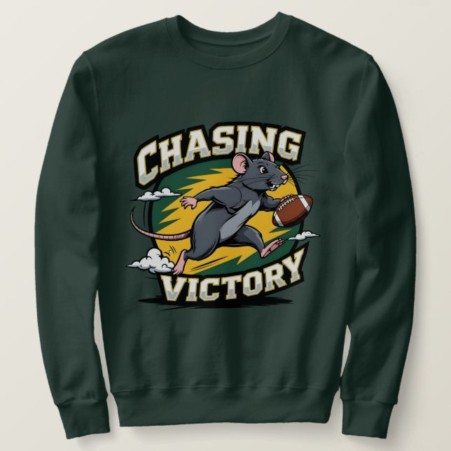 American Football Chasing Sieger Sweatshirt (Design vorne)