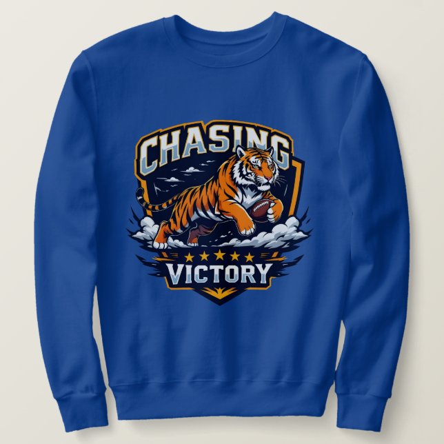 American Football Chasing Sieger Sweatshirt (Design vorne)