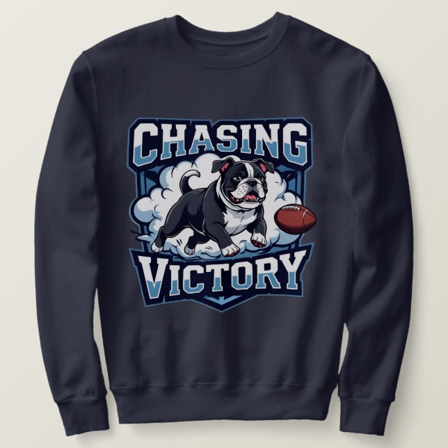 American Football Chasing Sieger Sweatshirt (Design vorne)