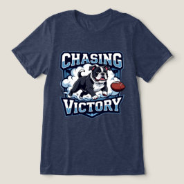 American Football Chasing Sieger Tri-Blend Shirt