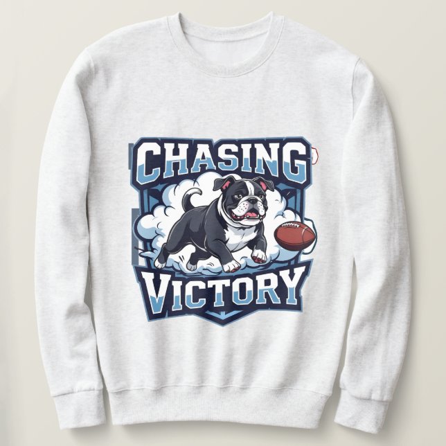American Football Chasing Victory Sweatshirt (Design vorne)