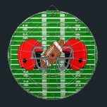 American Football Design Dartscheibe<br><div class="desc">Dartboard American Football Design,  das mit jedem beliebigen Text Ihrer Wahl angepasst werden kann. Wenn Sie Hilfe bei der Anpassung benötigen,  kontaktieren Sie uns über den Link auf dieser Seite. American Football Design Darboard</div>