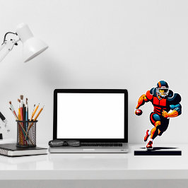 American Football Desk Skulptur Freistehende Fotoskulptur