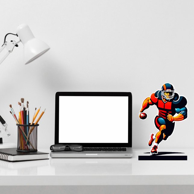American Football Desk Skulptur Freistehende Fotoskulptur (Von Creator hochgeladen)