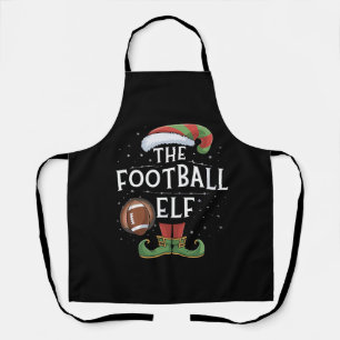 American Football Elf Family - Weihnachten Schürze