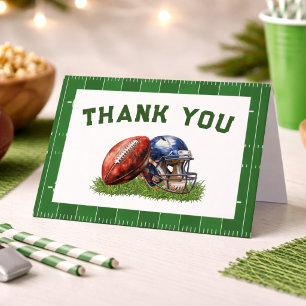 American Football Erstes Jahr Down 1. Geburtstag Dankeskarte