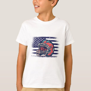 American Football Fan Jersey Shirt USA Flag