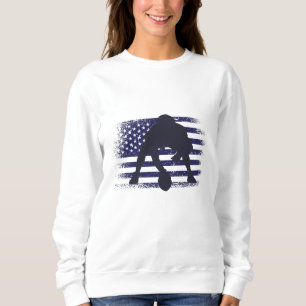 American Football Fan Jersey Shirt USA Flag