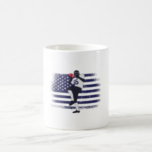 American Football Fan Jersey Shirt USA Flag Kaffeetasse