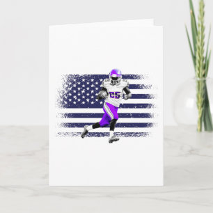 American Football Fan Jersey Shirt USA Flag Karte