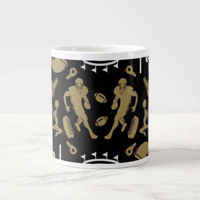 American Football Fan Jumbo-Tasse (Vorderseite)
