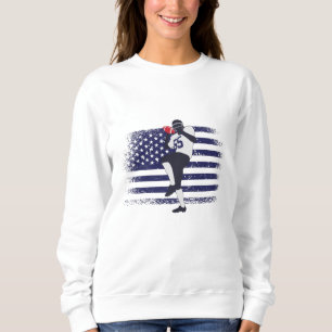 American-Football-Fan-Trikot USA-Flagge Sweatshirt