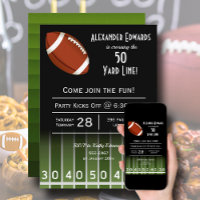 American Football Field Birthday