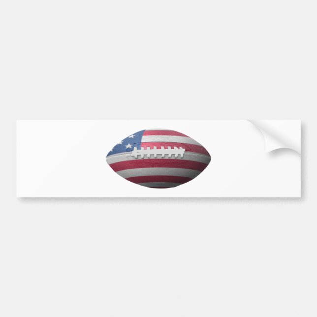 American Football Flag Autoaufkleber (Vorne)