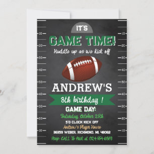 American Football Geburtstag Einladung