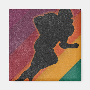 American Football Geschenk für Fußballfans Magnet