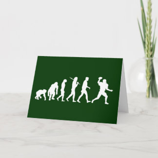 American Football Geschenke für Fußballspieler Karte