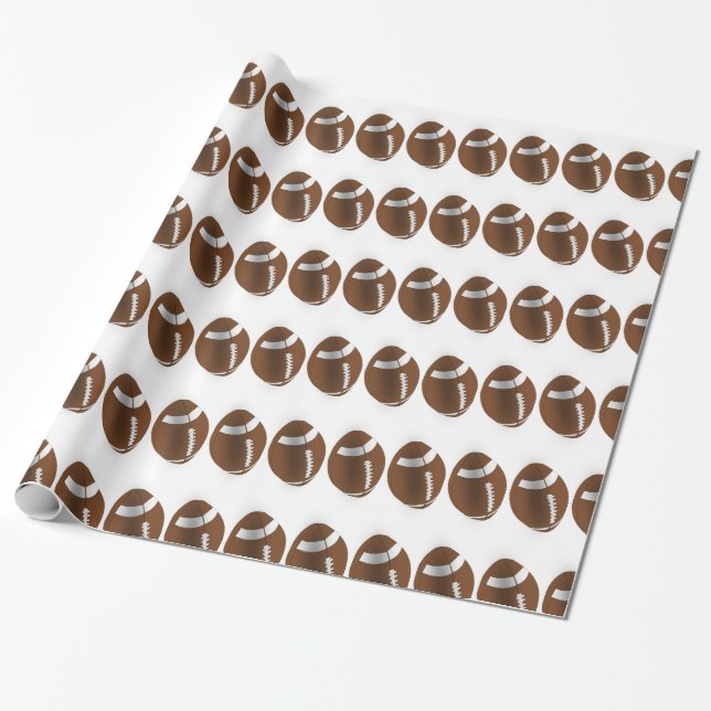 American Football Geschenkpackung, sportlicher Spa Geschenkpapier (Ungerollt)