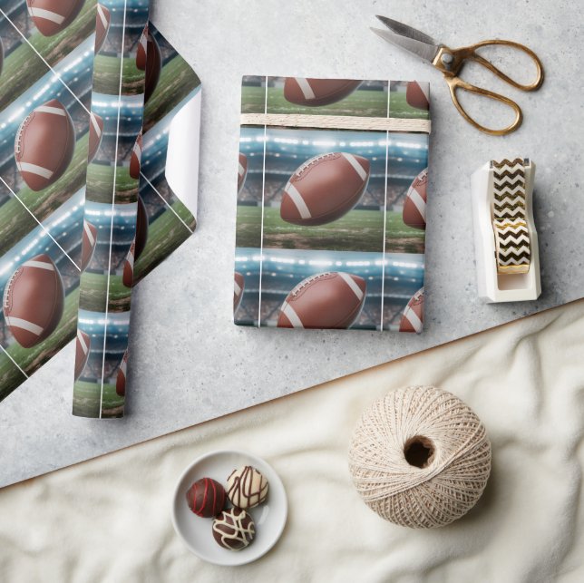 American Football Geschenkpapier (Kunsthandwerk)