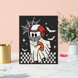 American Football Ghost Halloween Acrylschild