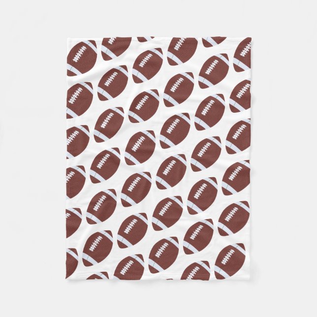 American Football Gridiron Ball Fleecedecke (Vorderseite)