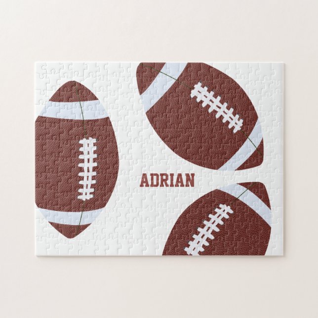American Football Gridiron Ball Personalisiert (Horizontal)
