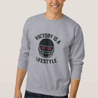 American Football Helmet - Sieg ist mein Leben Sweatshirt