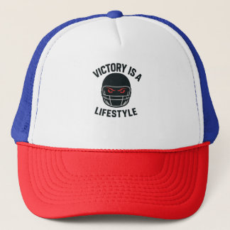 American Football Helmet - Sieg ist mein Leben Truckerkappe