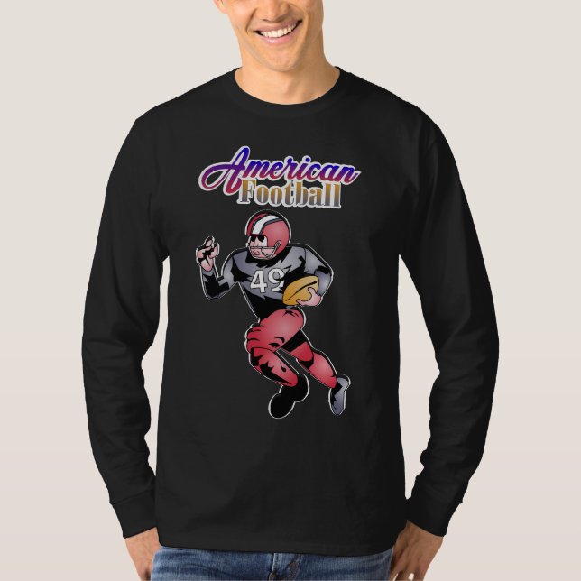 American Football Illustration T-Shirt (Vorderseite)