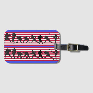 American Football image for Luggage Tag Gepäckanhänger