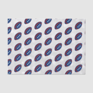 American Football July 4. Glitzer Seidenpapier