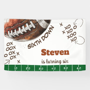 American Football Kindergeburtstag Banner
