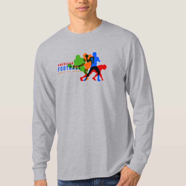 American Football | Lange Schlange des T - Shirt (Vorderseite)