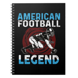 American Football Legende Notizblock