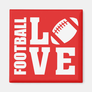 American Football Liebe Magnet