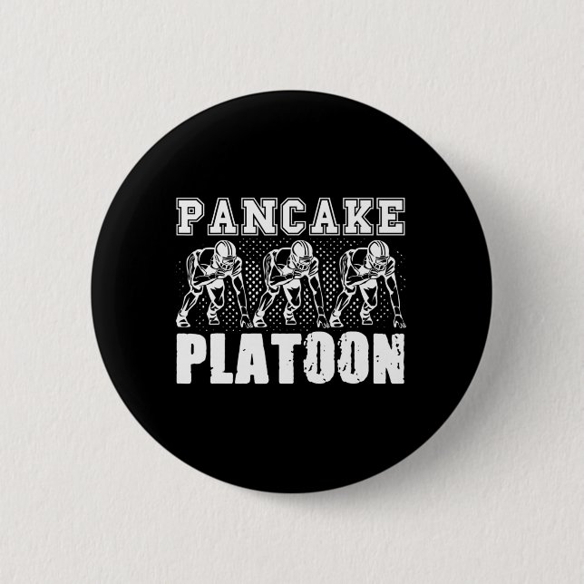American Football Lineman Pancake Platoon Player S Button (Vorderseite)