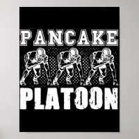 American Football Lineman Pancake Platoon Player S
