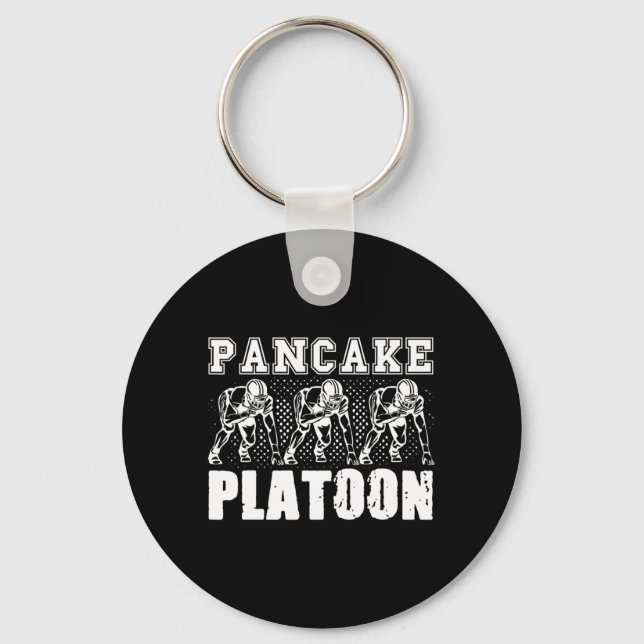 American Football Lineman Pancake Platoon Player S Schlüsselanhänger (Vorderseite)