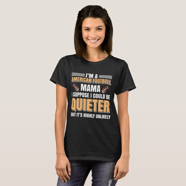 American Football Mama T-Shirt (Vorne ganz)